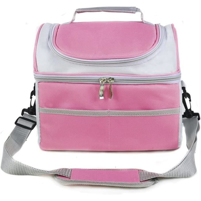 Sac Isotherme Repas 7.8l Diboniur - Lunch Bag Grande Capacité Pour Travail École Pique-nique Accessoire Repas Pique-nique