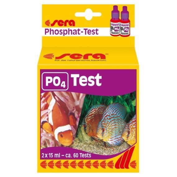 Test de phosphates (PO4) - SERA - Test PO4 - pour aquarium - pour poissons