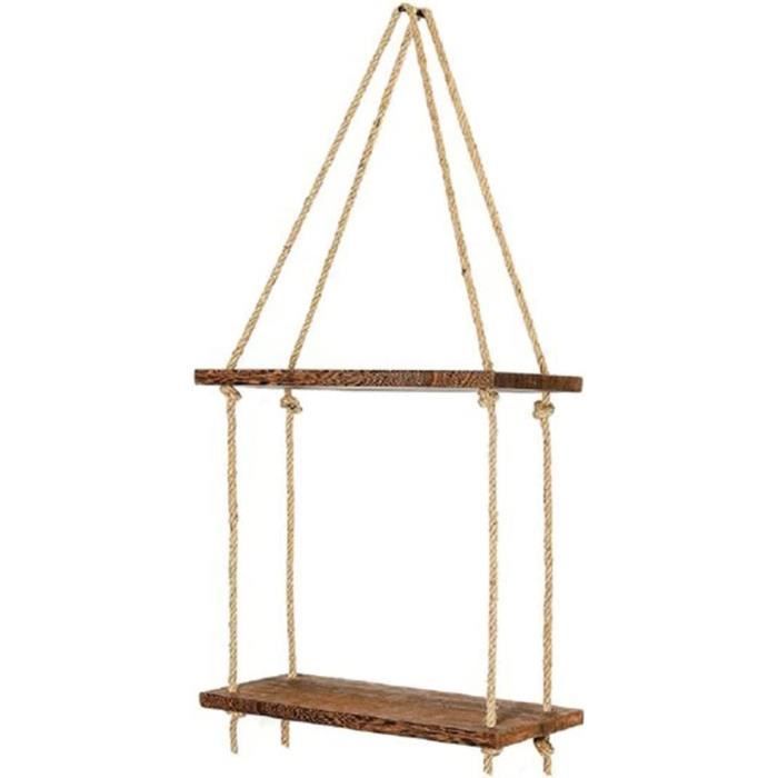 Étagères En Chêne Massif Fait Main – Style Rustique – Supports En Fonte – Fabriqué UK