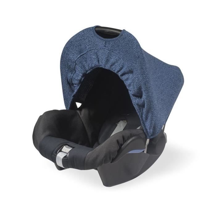 Pare Soleil Pour Porte Bebe Tricot Delave Bleu Marine Cdiscount Puericulture Eveil Bebe