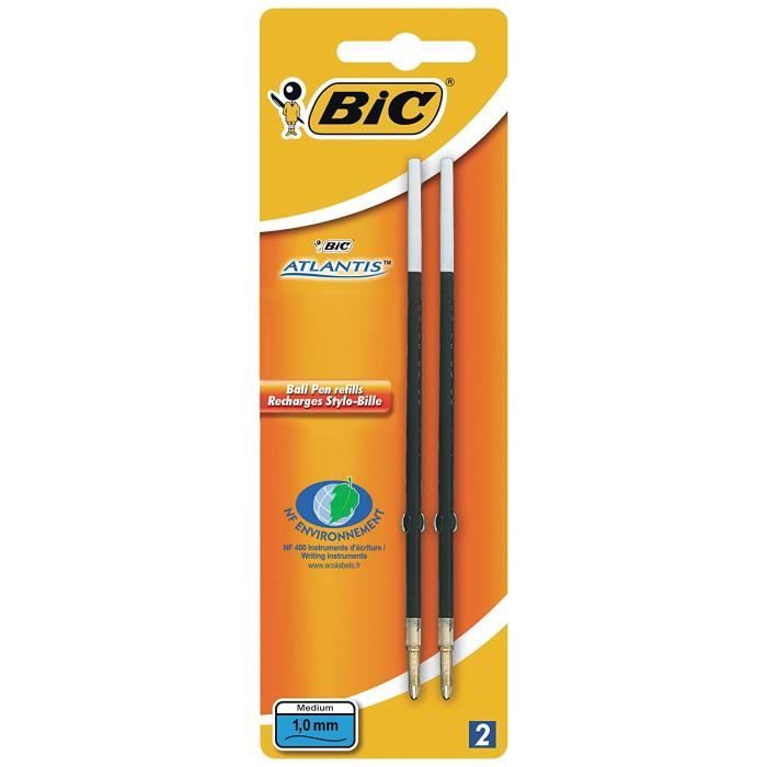 BIC iS1197–recharge pour stylo bille-encre bleue permanente-pointe