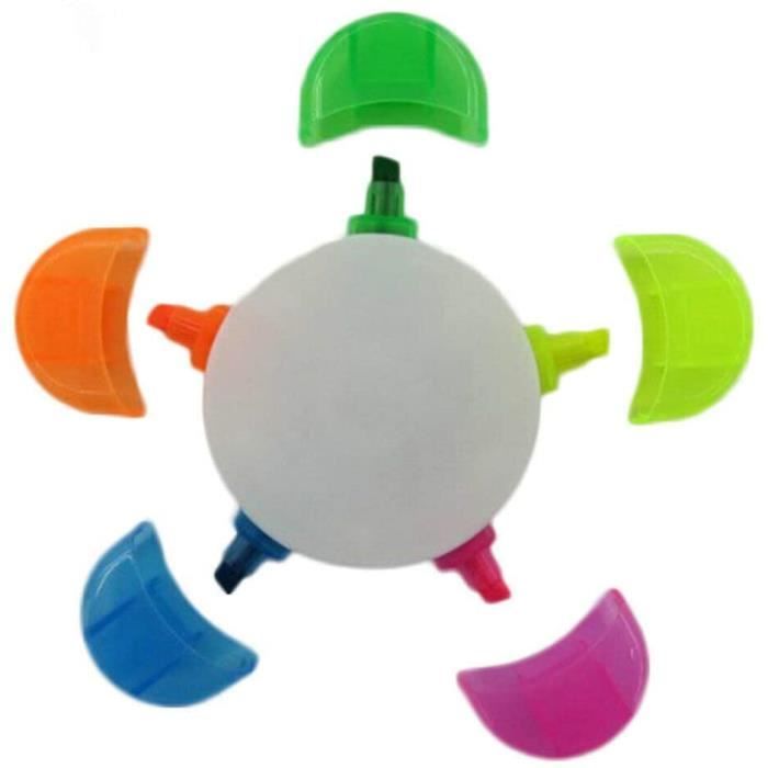 Mini surligneur à stylo Fluorescent, 6 pièces/lot,... - Grandado Mini surligneur à stylo Fluorescent, 6 pièces/lot,... - Grandado