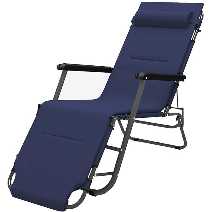 Fauteuil de camping inclinable, pliant et confortable - Décathlon