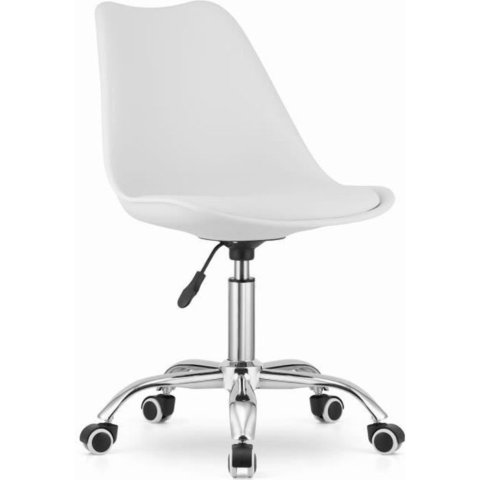 Chaise pivotante ALBA - blanc Chaise pivotante ALBA - blanc