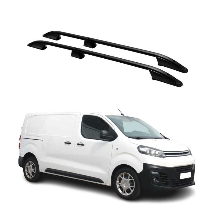 Roof Rack Side Bars For Citroen Jumpy 2016+ L2 – Fixed Mounting Points – OMTEK