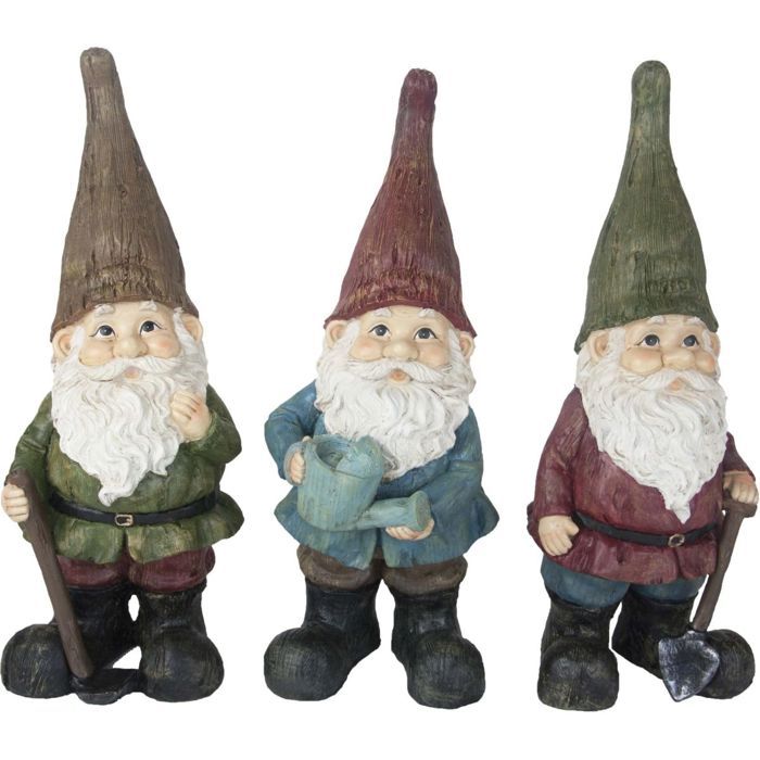 Statue De Nain De Jardin De Noël En Résine, Figurines Amusantes De Nain Tenant Un Arbre De Noel Decoration De Noel Pour Patio Cour Pelouse 89977472