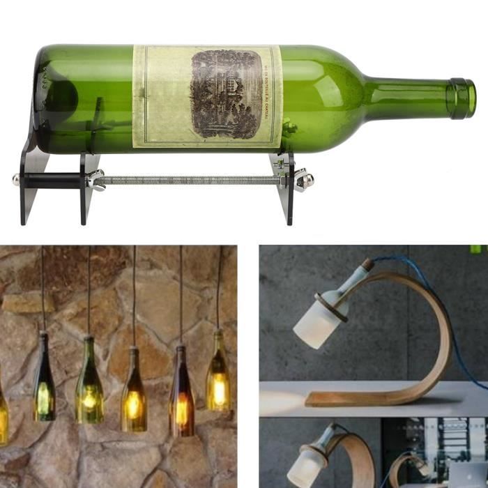 1 Ensemble, Coupe-bouteille En Verre, Coupe-bouteille Et Kit De Coupe-verre  Pour Bouteilles, Coupe-bouteille En Verre À Vin Outil Pour Couper Les  Bouteilles Vin Bière Liqueur Whisky Champagne - Art, Artisanat Et Couture 