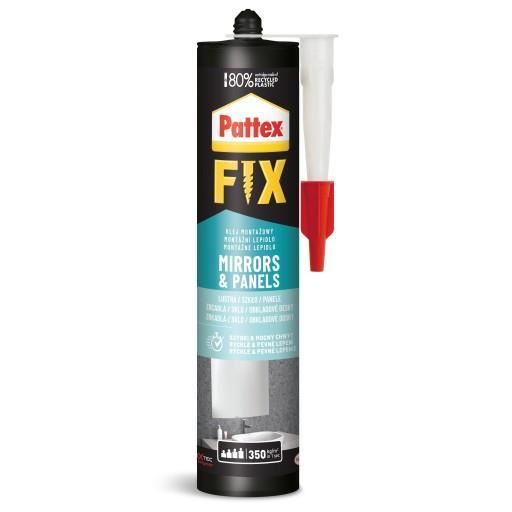 Colle de montage - Pattex - FIX Mirrors and Panels - polymère sans solvant intérieur extérieur