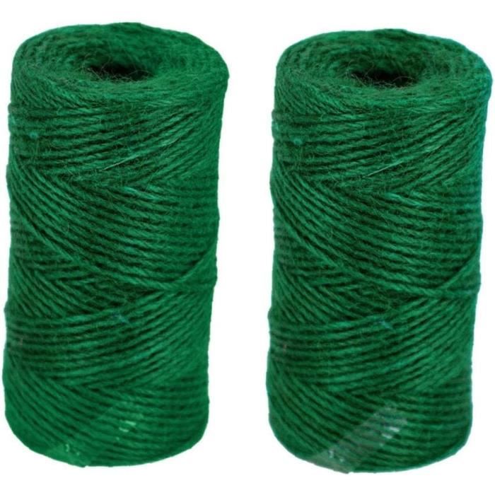 Jardin Ficelle Jute Twine String Corde Jute Chaîne pour Jardinage Emballage Cadeau Bricolage