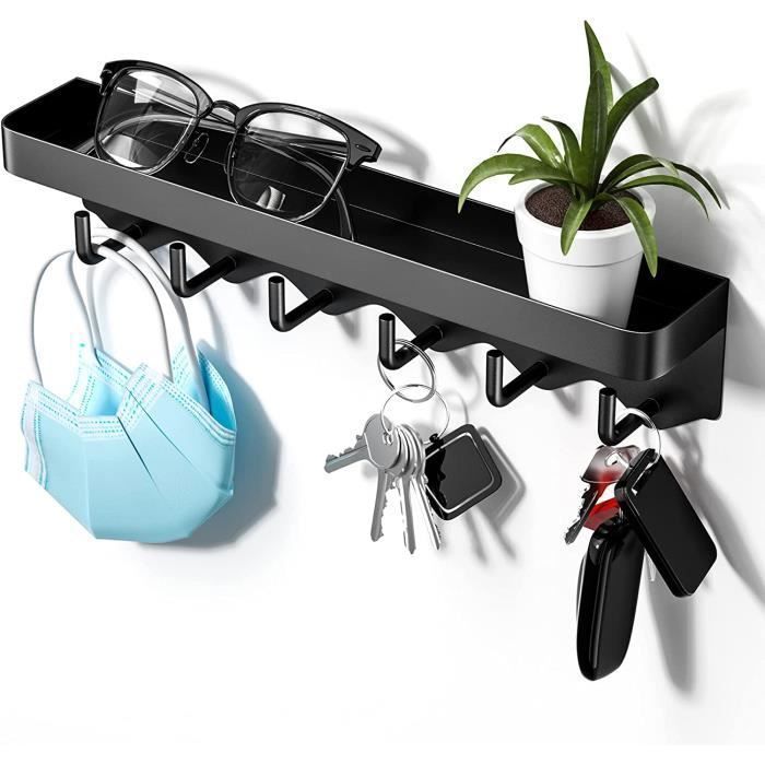 JiangLin Porte-clés En Bois Avec étagère, Porte-clés