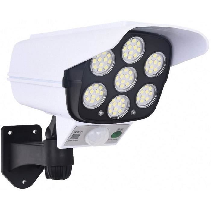 Ulalaza Capteur de Mouvement Solaire lumiere camera de securite factice exterieure Fausse Simulation Surveillance LED Lampe a In,757