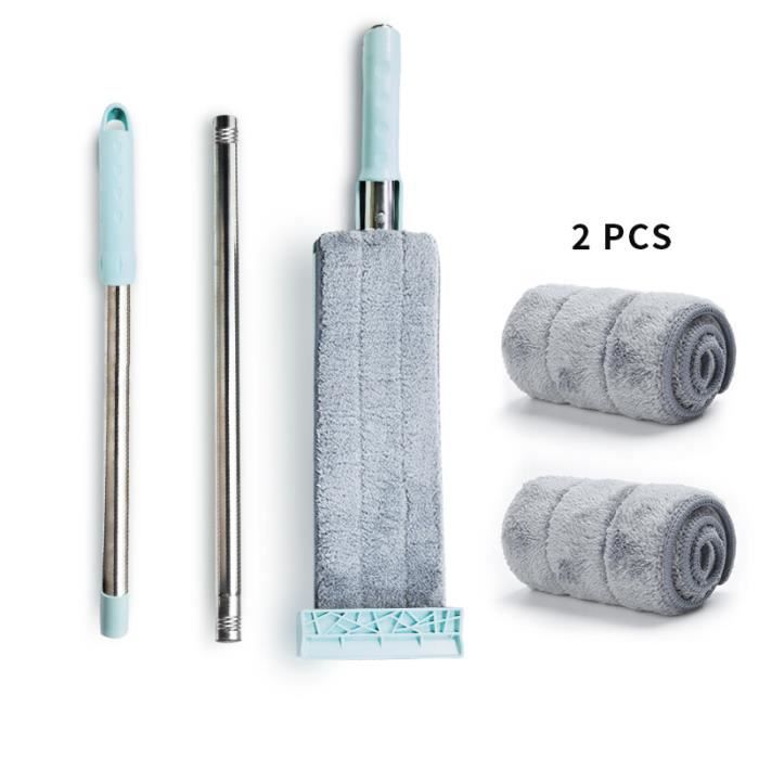 Mini Vadrouille éponge, 1 Mini Balai Éponge+2 Têtes De Vadrouille, Mini Serpillère Portable, Mini Vadrouille De Nettoyage, Mini MOP Humide, Mini Vadrouille Portable, Pour Verre, Fenêtre, Sol