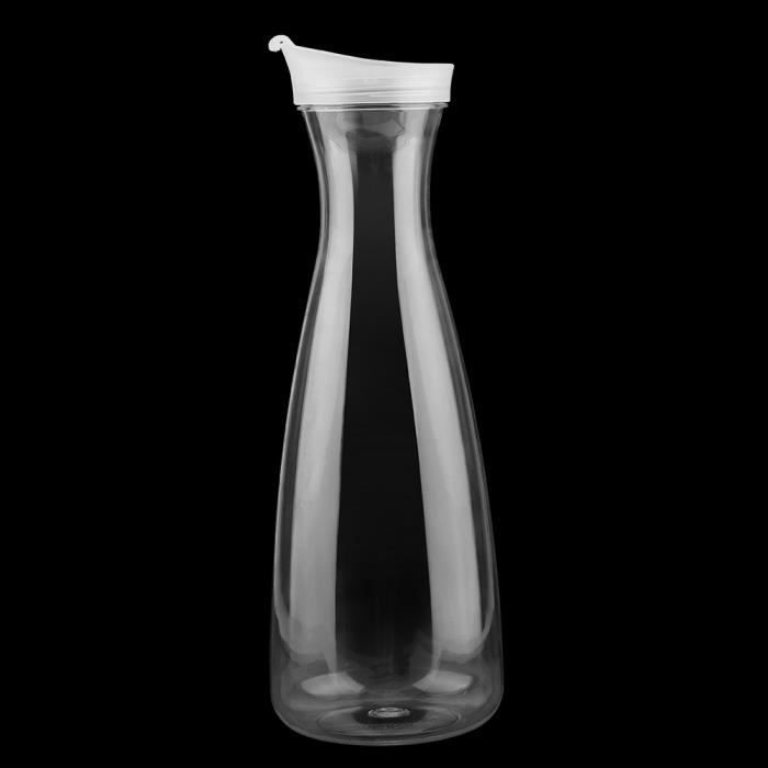 Pichet D'Eau - Bouteille De Jus En Acrylique Transparent, Carafe à Eau, Récipient à Vin Et Boissons, Carafe Pour Bar à Domicile (1100cc