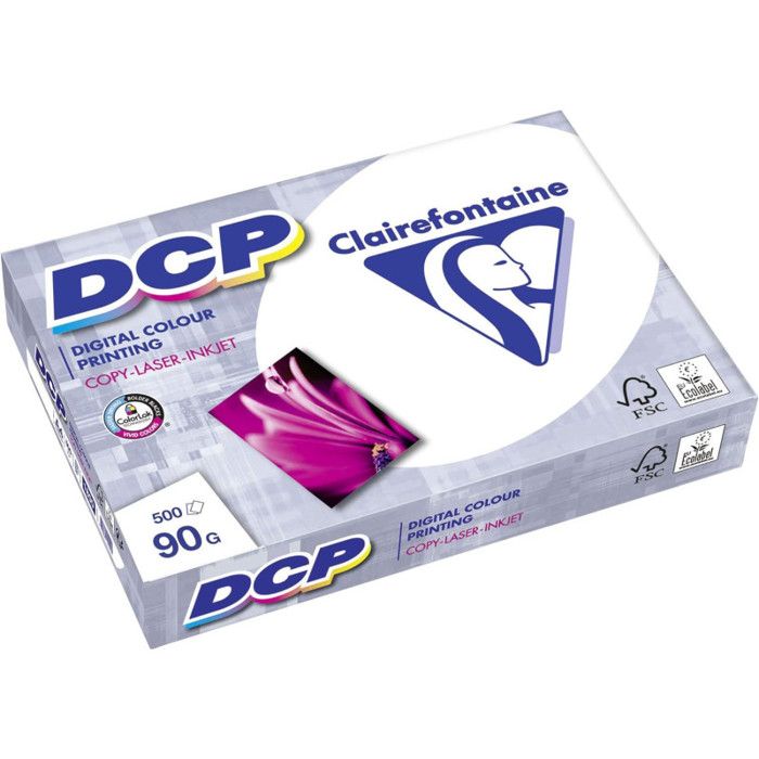 CLAIREFONTAINE RAMETTE DCP BLANC A4 90G 500 FEUILLES - Cdiscount  Informatique