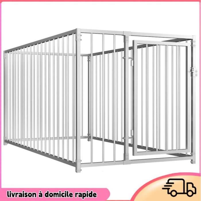 Comparer les prix de Cocosity Chenil d'extérieur pour chiens 100 x 200 x 100 cm - 7894202871925