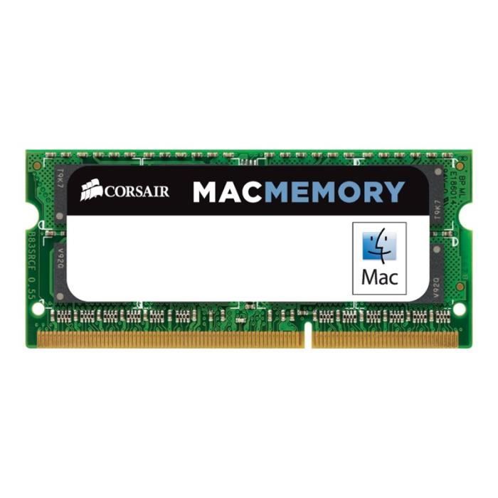Mémoire PC CORSAIR Mac Memory SO-DIMM 64 Go (2x 32 Go) DDR4