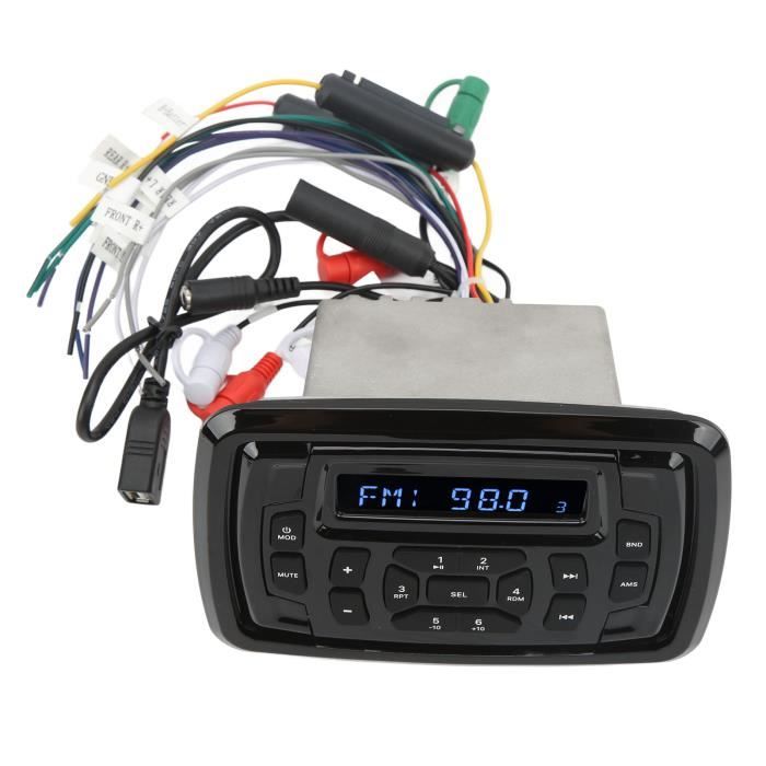 AUTORADIO Lecteur MP3 multimédia numérique marin 12V DC Marine