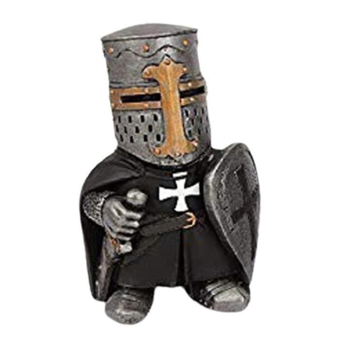 XINGCHANG 1/18 90 Mm Chevalier Templier, Figurine Miniature en Résine du XII Siècle Non Assemblée Non Peinte XINGCHANG 1/18 90 Mm Chevalier Templier, Figurine Miniature en Résine du XII Siècle Non Assemblée Non Peinte