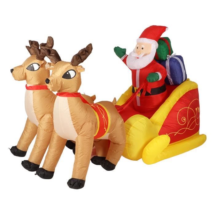 UNE Décoration de Noël gonflable pour jardin Père Noël gonflable avec