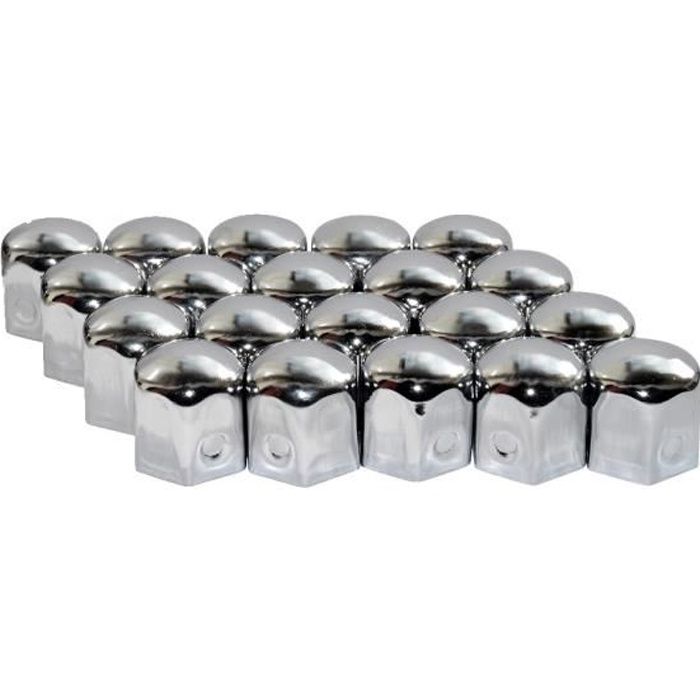 Gebildet 24pcs Capuchon d'écrou de roue 17mm Capuchons d'écrou de