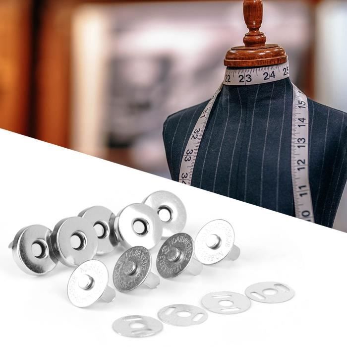 Bouton Magnétique 50 Pièces De Fermeture à Pression Magnétique En Métal