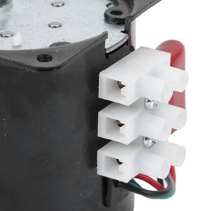Moteur Réducteur Synchrone 220V 3 RPM - Axe D Sans Trou Traversant - Couple Élevé Modèle 63KTYZ