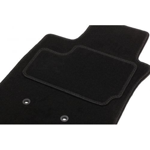 Tapis De Sol Avant Gauche Pour Peugeot 207 CC 2007-2009 - 100% Ajustement, Noir, Bordure Tissée