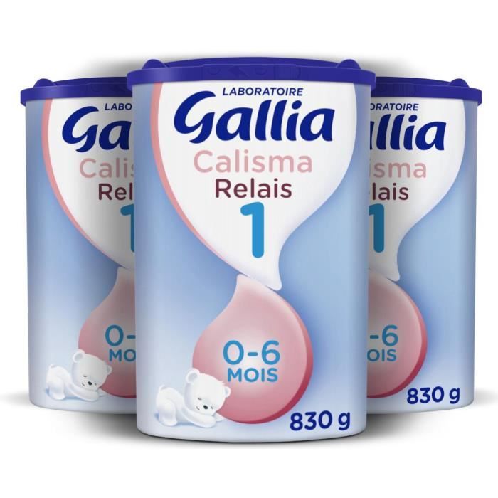 Gallia Calisma 1er âge - 830g - Lait infantile - De 0 à 6 mois