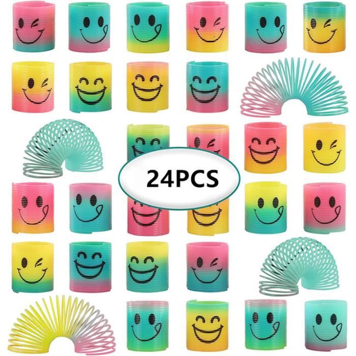 Limeow Rainbow Spiral Bobine De Printemps Arc-en-Ciel Bobine Jouet Mini Ressorts Arc En Ciel Arc En Ciel Magique Ressorts En Amz