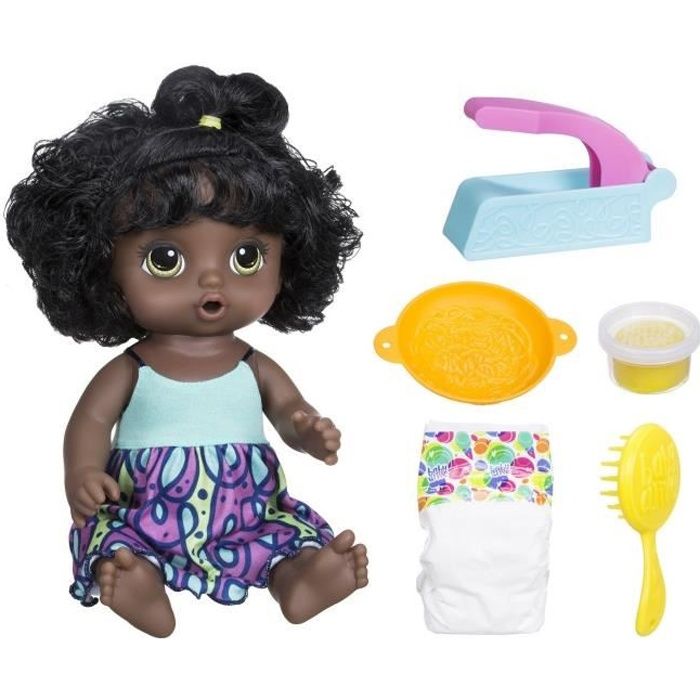 Poupon Baby Alive - Miam Miam les bonnes pâtes - Fonctions électroniques - Cheveux noirs