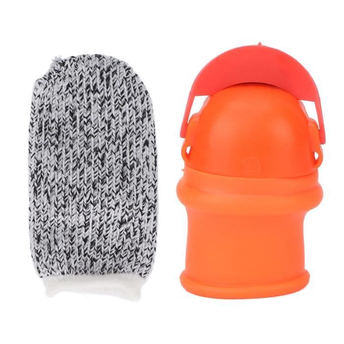 Kit De 12 Couteaux De Pouce De Jardinage - Silicone Et Acier Inoxydable Pour Récolte Et Taille