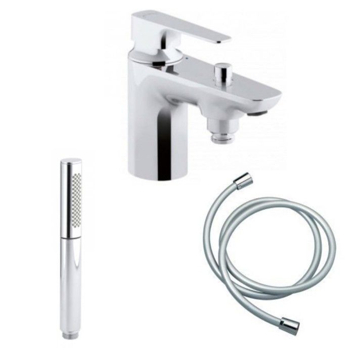 bain douche monotrou Jacob Delafon Aleo+ + Douchette 2 jets