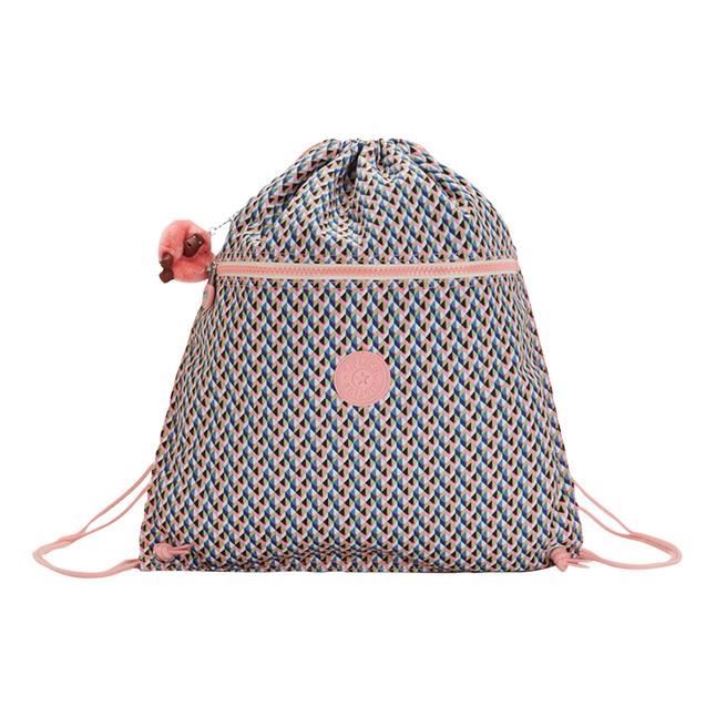 Kipling sac de gymnastique Supertaboo Girly Geo Cdiscount Bagagerie Maroquinerie
