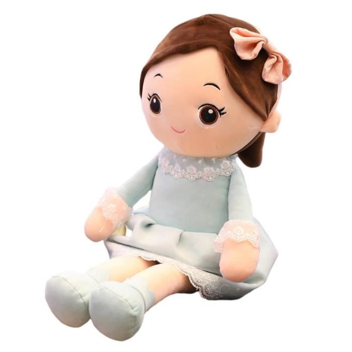 Jouet de poupée de chiffon mignon et exquis, oreiller de couchage pour filles, poupée de chiffon doux, décoration de chambre, 40 cm