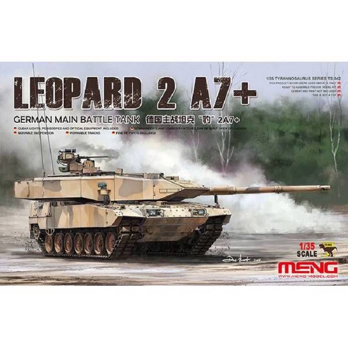 MENG-MODEL TS-016 - 1:35 German Main Battle Tank Leopard 2 A4 - Neu EUR