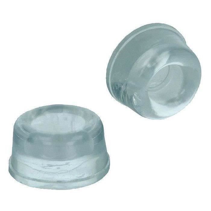 Butée adhésive murs et portes D : 21 mm - lot de 6