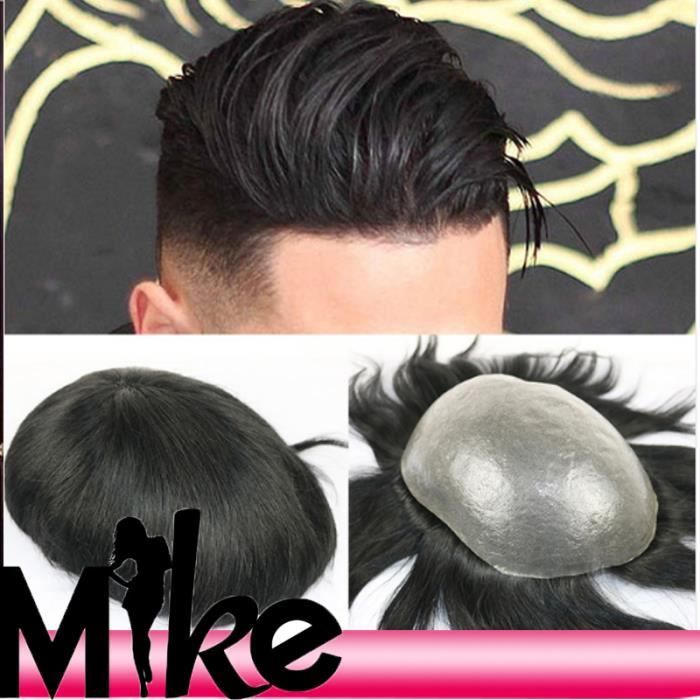 perruque naturelle pour homme