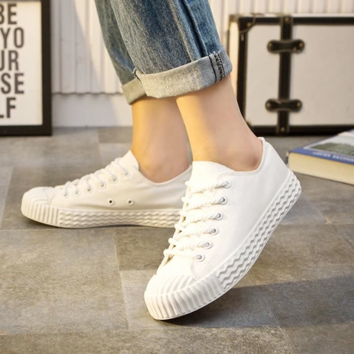 Basket blanche espadrille online