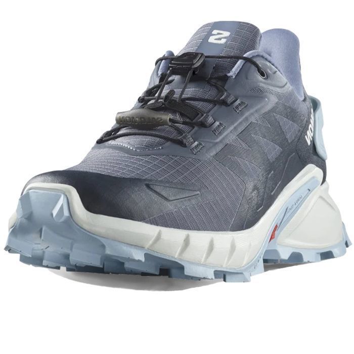 Chaussures de trail running pour Femme Salomon Supercross 4 W - Gris - Synthétique - Lacets - Plat Chaussures de trail running pour Femme Salomon Supercross 4 W - Gris - Synthétique - Lacets - Plat