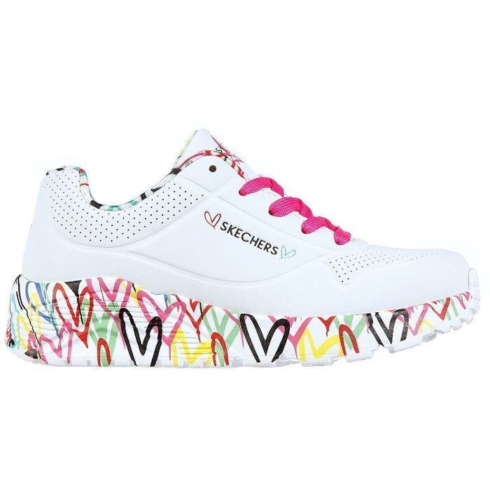 Skechers Baskets - SKECHERS - Lovely Luv - Blanc - Enfant - Respirantes