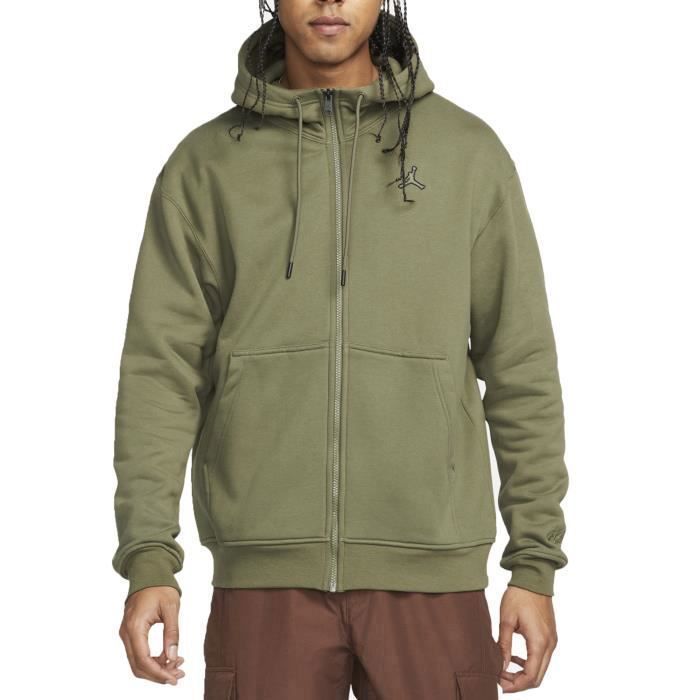 Sweat a capuche Nike JORDAN ESSENTIALS Vert Manches longues Mixte
