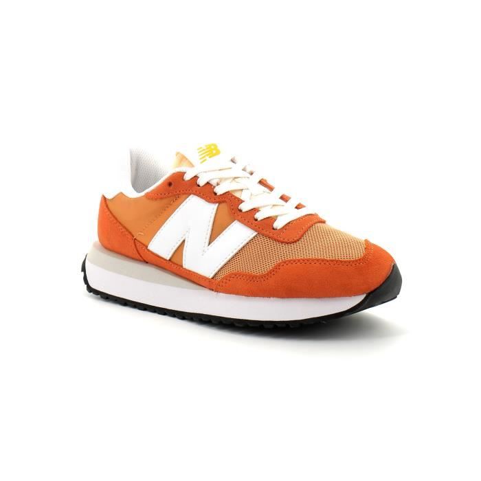 Basket New Balance WS237 - Homme - Textile - Lacets - Orange