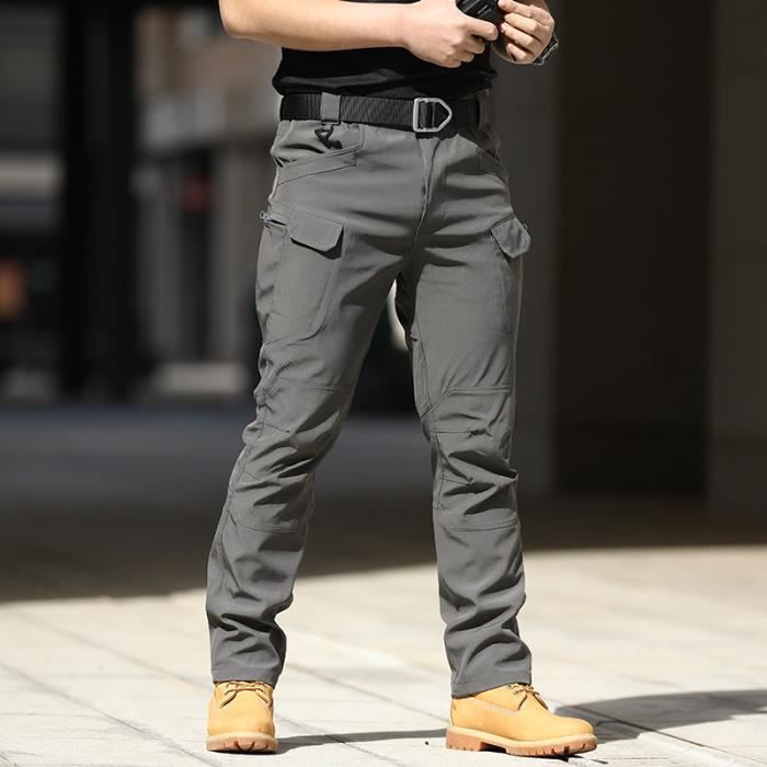 Pantalon tactique indéchirable pour homme avec 9 poches, a, Taille S