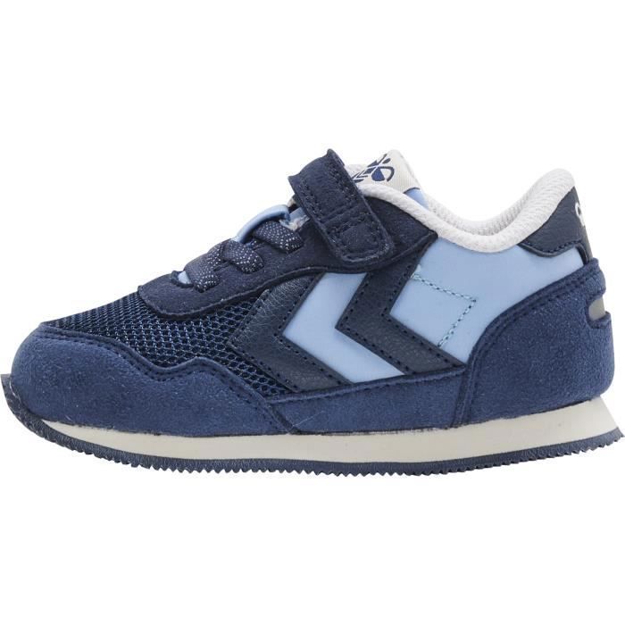 Hummel Reflex Multi - Baskets bébé garçon bleu lacets tige textile semelle EVA/caoutchouc Hummel Reflex Multi - Baskets bébé garçon bleu lacets tige textile semelle EVA/caoutchouc
