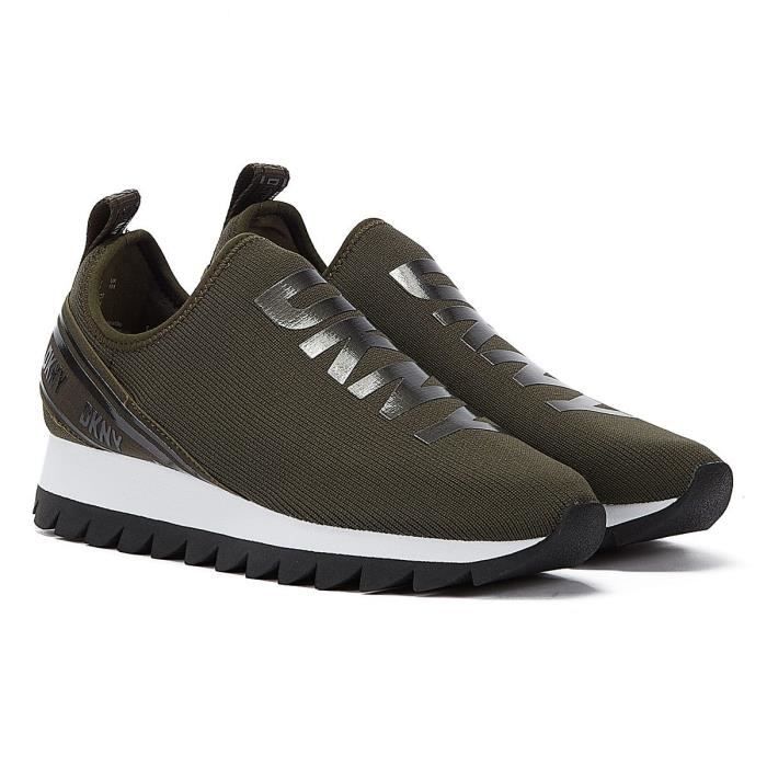 Baskets à Enfiler DKNY JULES - Or Rose Métallisé - Taille 10 Femme - Neuf Sans Emballage