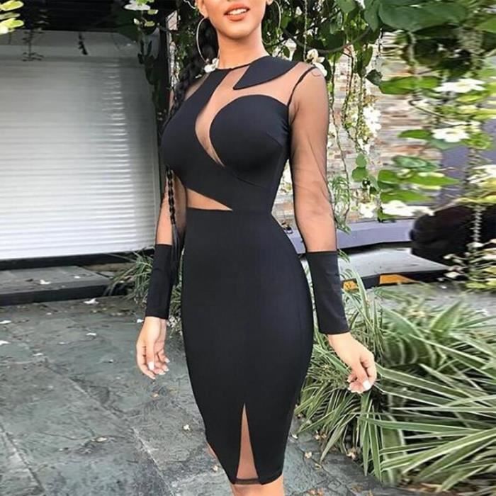 Robe soirée transparente hotsell