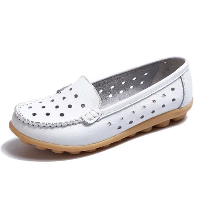 mocassin femme pied sensible