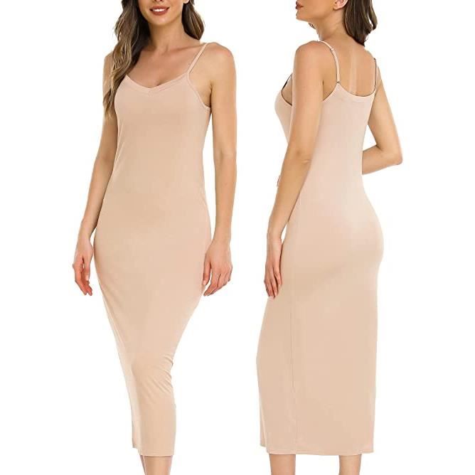 Jupon Long Avec Dentelle Pour Robe - Fond De Jupe Léger, Pour Mariage, Soirée Ou Tenue Chic