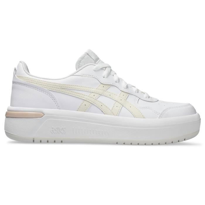 Baskets Femme ASICS JAPAN S™ PF - Blanc - Lacets - Cuir - Plat