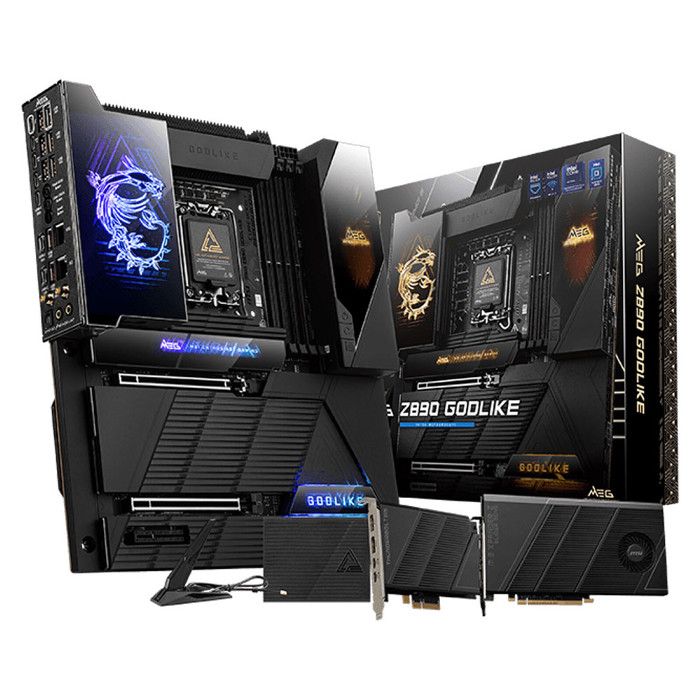 Carte mère - MSI - MEG Z890 Godlike - Socket LGA1700 - DDR5 SDRAM - 128 Go RAM max